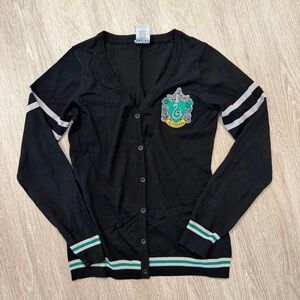Wizarding World Harry Potter Slytherin cardigan sweater as L